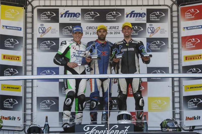 Nuevo p&oacute;dium de Carlos Lamberto en la Copa de Espa&ntilde;a de Velocidad